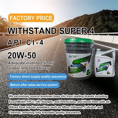 Óleo para motor diesel de veículos comerciais CI-4 20W-50